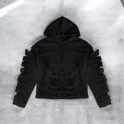 Hybrid Zip-up Hoodie